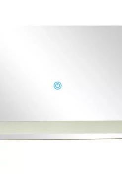 Hot Sale 🔥 Modern Glass LED Mirror by Monroe Lane 🎉 -Monroe Lane Sales Belk 22102