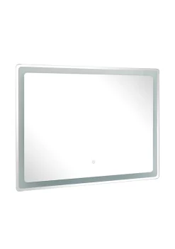 Hot Sale 🔥 Modern Glass LED Mirror by Monroe Lane 🎉 -Monroe Lane Sales Belk 22104