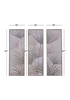 Cheapest 🥰 Traditional Canvas Framed Wall Art - Set of 3 by Monroe Lane ❤️ -Monroe Lane Sales Belk 22109