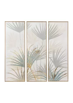 Cheapest 🥰 Traditional Canvas Framed Wall Art - Set of 3 by Monroe Lane ❤️ -Monroe Lane Sales Belk 22110