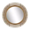 Brand new 🌟 Farmhouse Rattan Wall Mirror by Monroe Lane 🧨