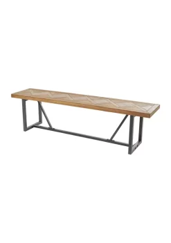 Flash Sale 🌟 Industrial Wood Bench by Monroe Lane 😍 11 Flash Sale 🌟 Industrial Wood Bench by Monroe Lane 😍 -Monroe Lane Sales Belk 22123