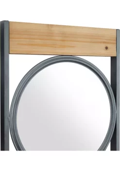 Discount 😀 Industrial Metal Wall Mirror - Set of 3 by Monroe Lane 🔔 -Monroe Lane Sales Belk 22139