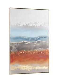 Promo 😍 Contemporary Canvas Framed Wall Art by Monroe Lane 🌟 -Monroe Lane Sales Belk 22153