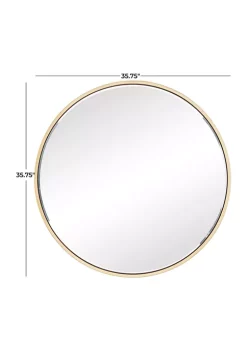New 💯 Contemporary Metal Wall Mirror by Monroe Lane 👍 -Monroe Lane Sales Belk 22185