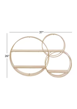 Best Sale 🛒 Contemporary Metal Wall Shelf by Monroe Lane 🤩 -Monroe Lane Sales Belk 22192