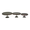 Best deal 🤩 Modern Mango Wood Cake Stand - Set of 3 by Monroe Lane 👍