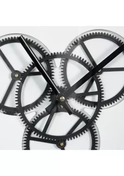 Cheap ⌛ Metal Contemporary Wall Clock by Monroe Lane ✨ -Monroe Lane Sales Belk 22264