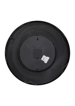 Cheap ⌛ Metal Contemporary Wall Clock by Monroe Lane ✨ -Monroe Lane Sales Belk 22265