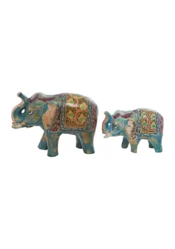 Buy 🎉 Eclectic Ceramic Sculpture - Set of 2 by Monroe Lane 👍 -Monroe Lane Sales Belk 22271