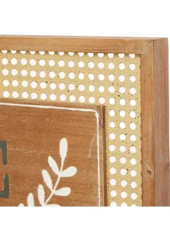 Deals 👏 Wood Farmhouse Wall Décor - Set of 2 by Monroe Lane 😉 -Monroe Lane Sales Belk 22304