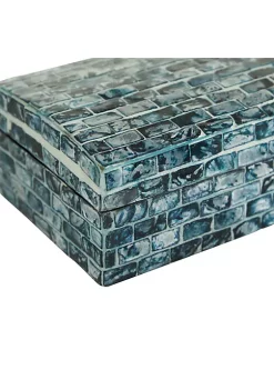 Best reviews of ⭐ Coastal 👩 Mother of Pearl Box - Set of 2 by Monroe Lane ⭐ -Monroe Lane Sales Belk 2233