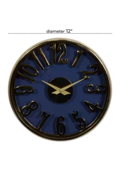 Promo ⭐ Coastal Aluminum Wall Clock by Monroe Lane 🎁 -Monroe Lane Sales Belk 22351