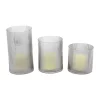 Wholesale 😉 Glass Traditional Candle Holder Set of 3 by Monroe Lane ❤️