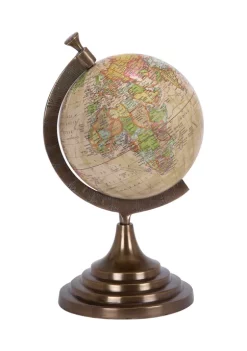 Wholesale 🌟 Traditional Aluminum Globe by Monroe Lane 😀