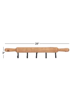 Outlet 🎁 Modern Farmhouse Wood Wall Hook by Monroe Lane ⭐ -Monroe Lane Sales Belk 22375