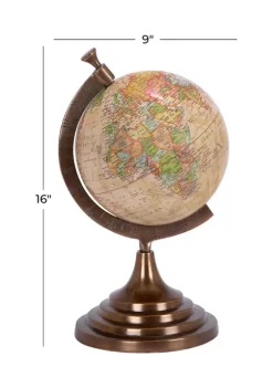 Wholesale 🌟 Traditional Aluminum Globe by Monroe Lane 😀 -Monroe Lane Sales Belk 2240
