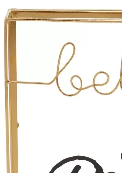 Coupon 🛒 Contemporary Metal Decorative Sign by Monroe Lane 🧨 -Monroe Lane Sales Belk 22410