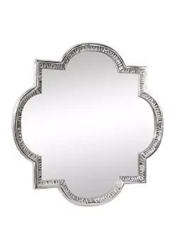 Budget 🔔 Glam Aluminum Wall Mirror by Monroe Lane 🧨 -Monroe Lane Sales Belk 22432