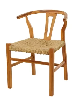 Hot Sale 🔥 Modern Teak Wood Dining Chair by Monroe Lane 🔥