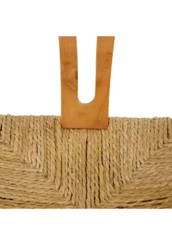 Hot Sale 🔥 Modern Teak Wood Dining Chair by Monroe Lane 🔥 -Monroe Lane Sales Belk 22442