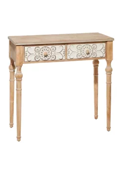 Best reviews of ๐ฅฐ Farmhouse Wood Console Table by Monroe Lane ๐
