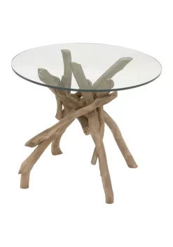 Flash Sale 🎁 Rustic Wood Accent Table by Monroe Lane 👍 -Monroe Lane Sales Belk 22486