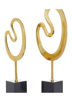 Top 10 🌟 Contemporary Marble Sculpture - Set of 2 by Monroe Lane 🥰 -Monroe Lane Sales Belk 22524