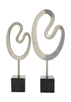 Top 10 🌟 Contemporary Marble Sculpture - Set of 2 by Monroe Lane 🥰 -Monroe Lane Sales Belk 22525
