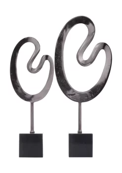 Top 10 🌟 Contemporary Marble Sculpture - Set of 2 by Monroe Lane 🥰 -Monroe Lane Sales Belk 22526
