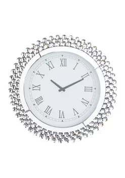 Best reviews of 👏 Glam Wood Wall Clock by Monroe Lane ❤️