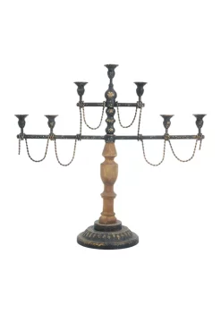 Outlet 👏 Vintage Iron Candelabra by Monroe Lane 👏 -Monroe Lane Sales Belk 22558