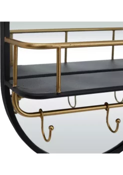 Best Sale 😉 Modern Metal Wall Mirror by Monroe Lane 💯 -Monroe Lane Sales Belk 22575