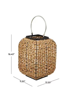 Flash Sale 🤩 Natural Dried Plant Candle Lantern by Monroe Lane 😀 -Monroe Lane Sales Belk 22598