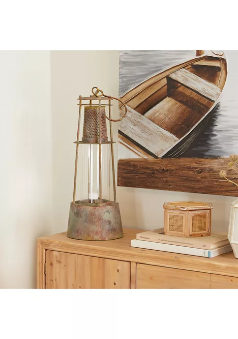 Best Pirce ✔️ Rustic Metal Lantern by Monroe Lane ✨ 2 Best Pirce ✔️ Rustic Metal Lantern by Monroe Lane ✨ - Image 2