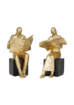 Brand new ๐ Glam Polystone Bookends - Set of 2 by Monroe Lane ๐ฏ