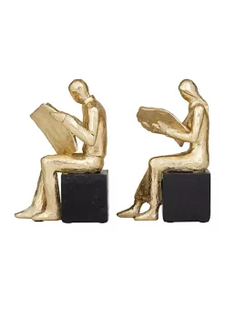 Brand new 😉 Glam Polystone Bookends - Set of 2 by Monroe Lane 💯 -Monroe Lane Sales Belk 22620