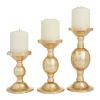 Top 10 ❤️ Transitional Aluminum Candle Holder - Set of 3 by Monroe Lane 👏