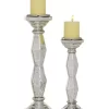 Promo ⭐ Glam Glass Candle Holder - Set of 2 by Monroe Lane ⌛