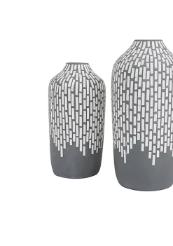 Best Pirce 👍 Modern Ceramic Vase - Set of 2 by Monroe Lane ❤️ -Monroe Lane Sales Belk 22654
