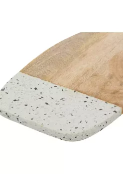 Hot Sale 👏 Contemporary Mango Wood Cutting Board by Monroe Lane 🔥 -Monroe Lane Sales Belk 22694