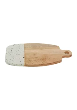 Hot Sale 👏 Contemporary Mango Wood Cutting Board by Monroe Lane 🔥 -Monroe Lane Sales Belk 22696
