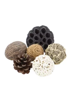 Brand new ✔️ Coastal Dried Plant Orbs & Vase Filler - Set of 2 by Monroe Lane 🔥 -Monroe Lane Sales Belk 22724