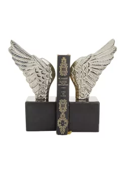 Deals 🤩 Contemporary Aluminum Bookends - Set of 2 by Monroe Lane 🤩
