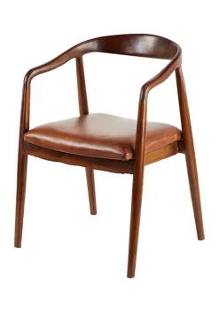 Deals โ๏ธ Contemporary Teak Wood Dining Chair by Monroe Lane ๐ฅ
