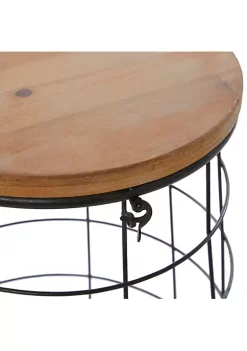 Wholesale 🤩 Farmhouse Metal Storage Basket - Set of 3 by Monroe Lane ✨ -Monroe Lane Sales Belk 22763