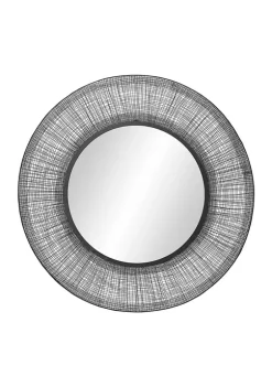 Best Pirce ⌛ Modern Metal Wall Mirror by Monroe Lane 🎉 -Monroe Lane Sales Belk 22771