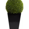 Wholesale 🥰 Contemporary Faux Foliage Topiary by Monroe Lane ⭐