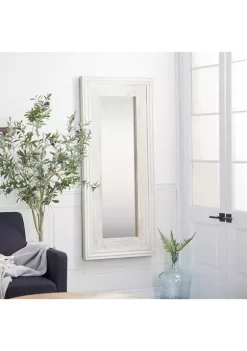 Promo 🥰 Farmhouse Wood Wall Mirror by Monroe Lane 🥰 -Monroe Lane Sales Belk 22781