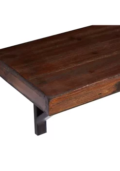 Coupon 🧨 Industrial Wood Wall Shelf - Set of 3 by Monroe Lane 👍 -Monroe Lane Sales Belk 22795